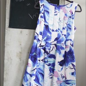 Vince Camuto Floral Skater Dress